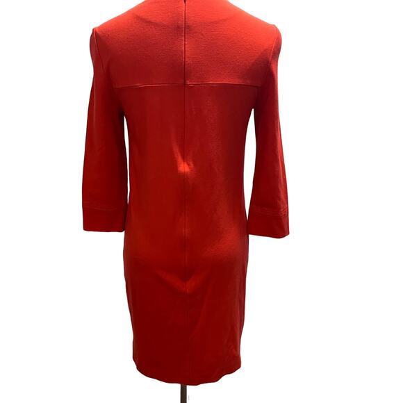 Whistles Red Pockets Stretch Sheath Dress‎ Sz US 4 - Picture 2 of 12